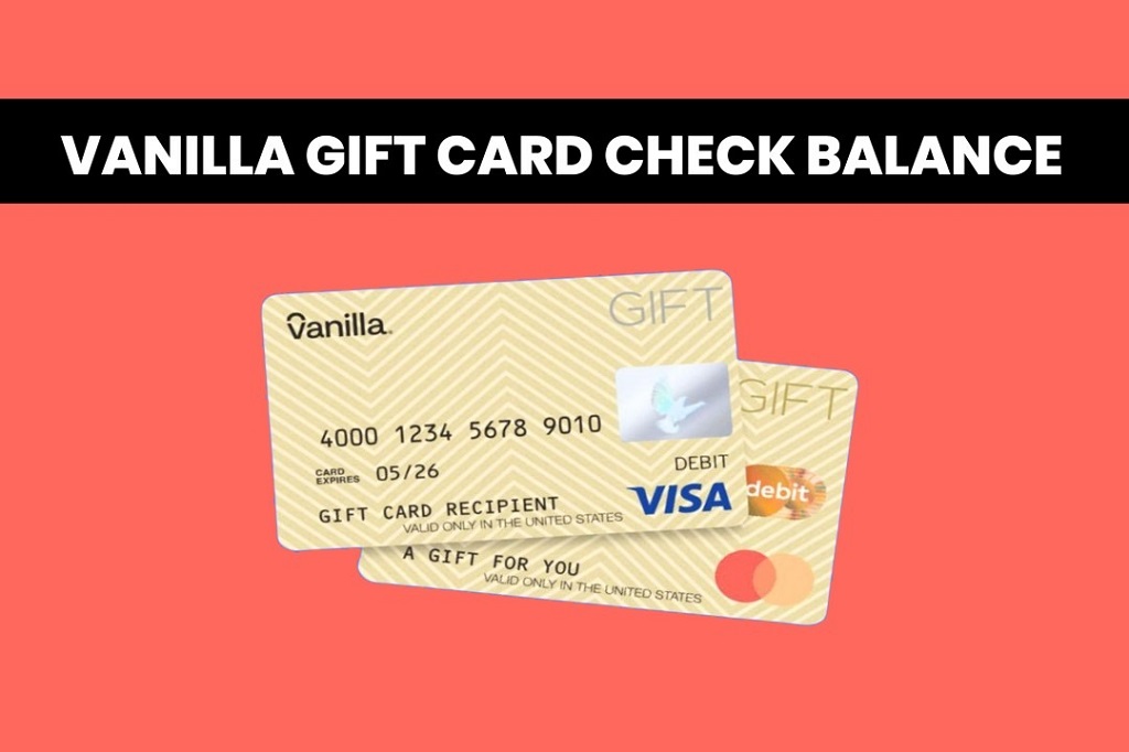 How do I check my vanilla card balance online